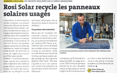 The Grenoble-Alpes-Métropole newspaper presents our industrial installation project