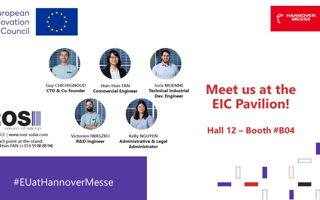 ROSI to be part of the EIC delegation of innovators at Hannover Messe