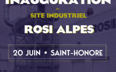 Inauguration du site industriel ROSI Alpes