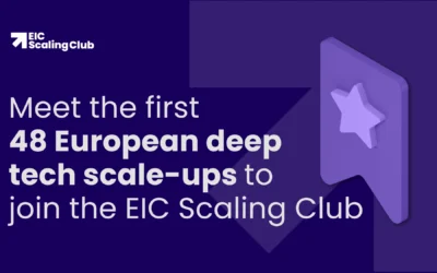 ROSI selected to join the EIC Scaling Club network as one of Europe’s highest-potential deep tech scale-ups